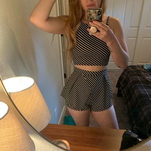 Vestique Two Piece Striped Set